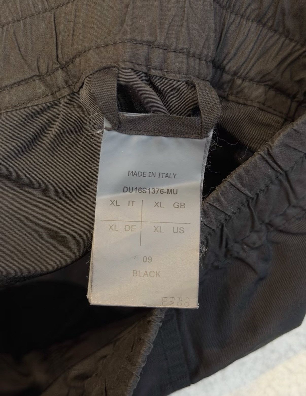 Rick Owens Drkshdw Rick Owens DRKSHDW double-ring drawstring drop-crotch pants Size US 38 / EU 54 - 5 Thumbnail
