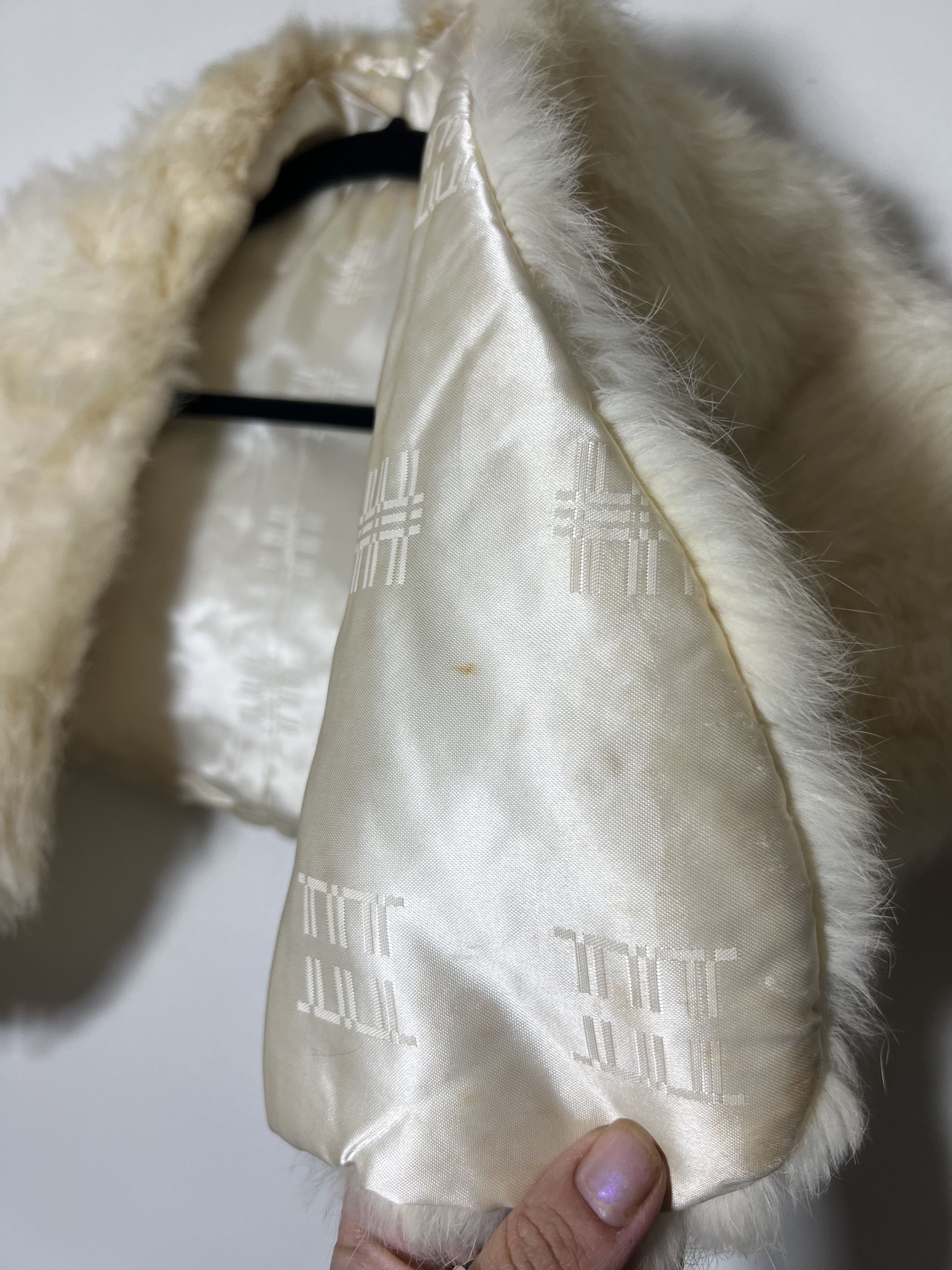 Other × Vintage Vintage White Fur Wrap - Stole Coat Size ONE SIZE - 5 Thumbnail