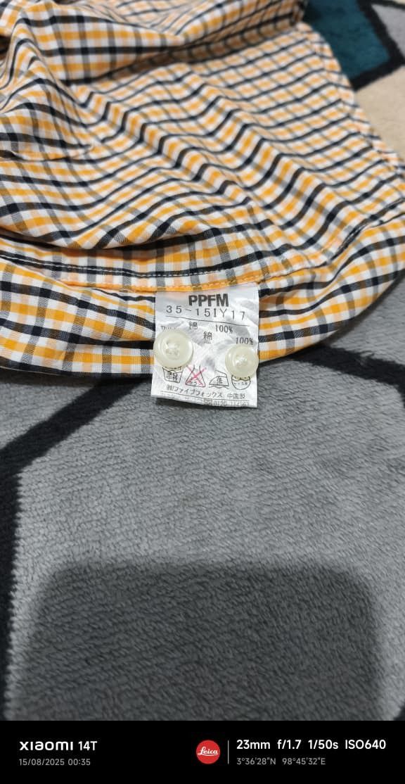 Japanese Brand PPFM LONG SHIRT DOUBLE NECK Size US L / EU 52-54 / 3 - 6 Thumbnail