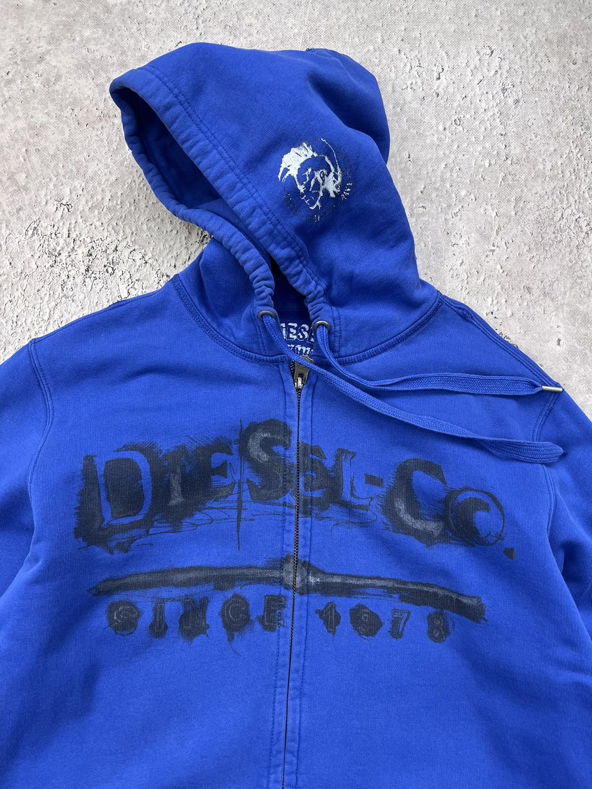 Diesel × Vintage Vintage BOXY FIT Diesel JAPANESE HOODIE ZIP UP Size US XL / EU 56 / 4 - 3 Thumbnail