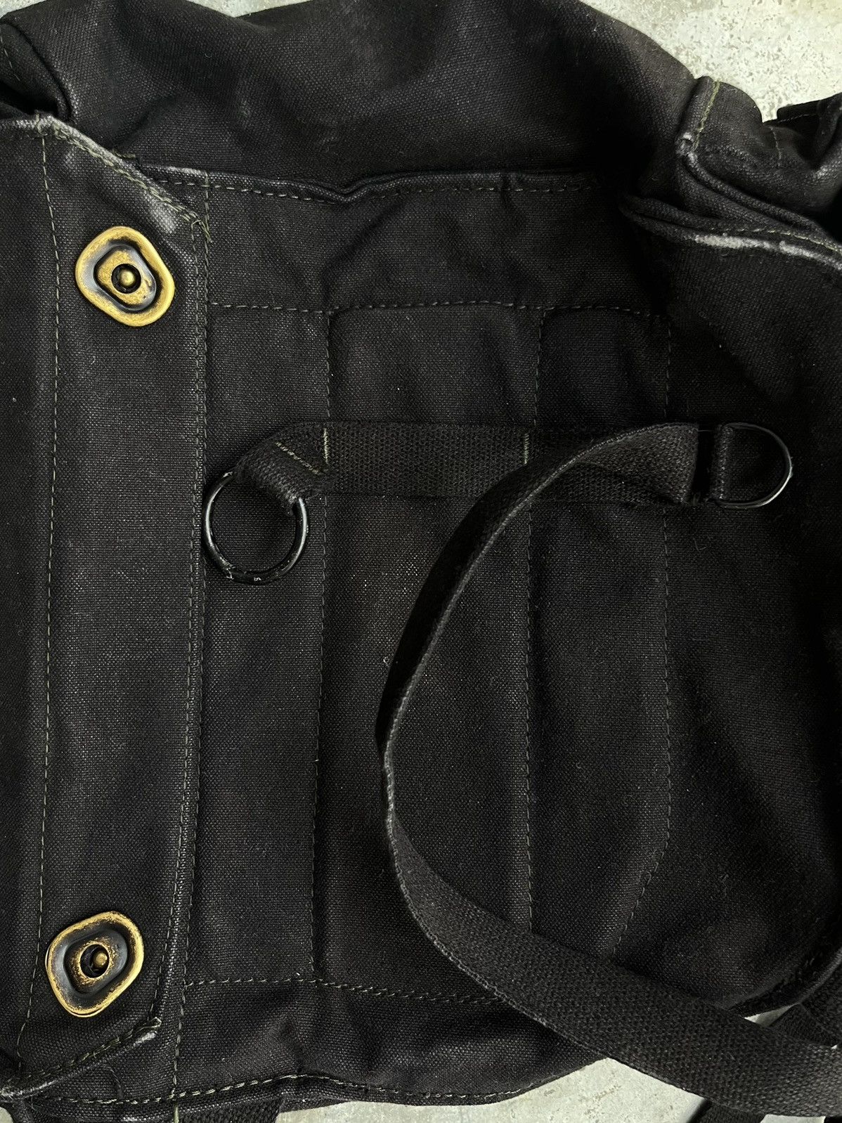 Vintage 60s overdyed gas mask carrier bag Size ONE SIZE - 6 Thumbnail