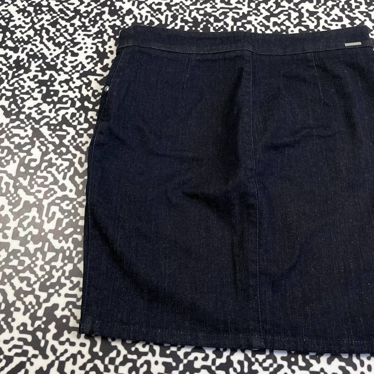 Diesel Vintage Y2K Diesel Japanese Jeans Midi Skirt Casual Style Size 29" - 8 Thumbnail