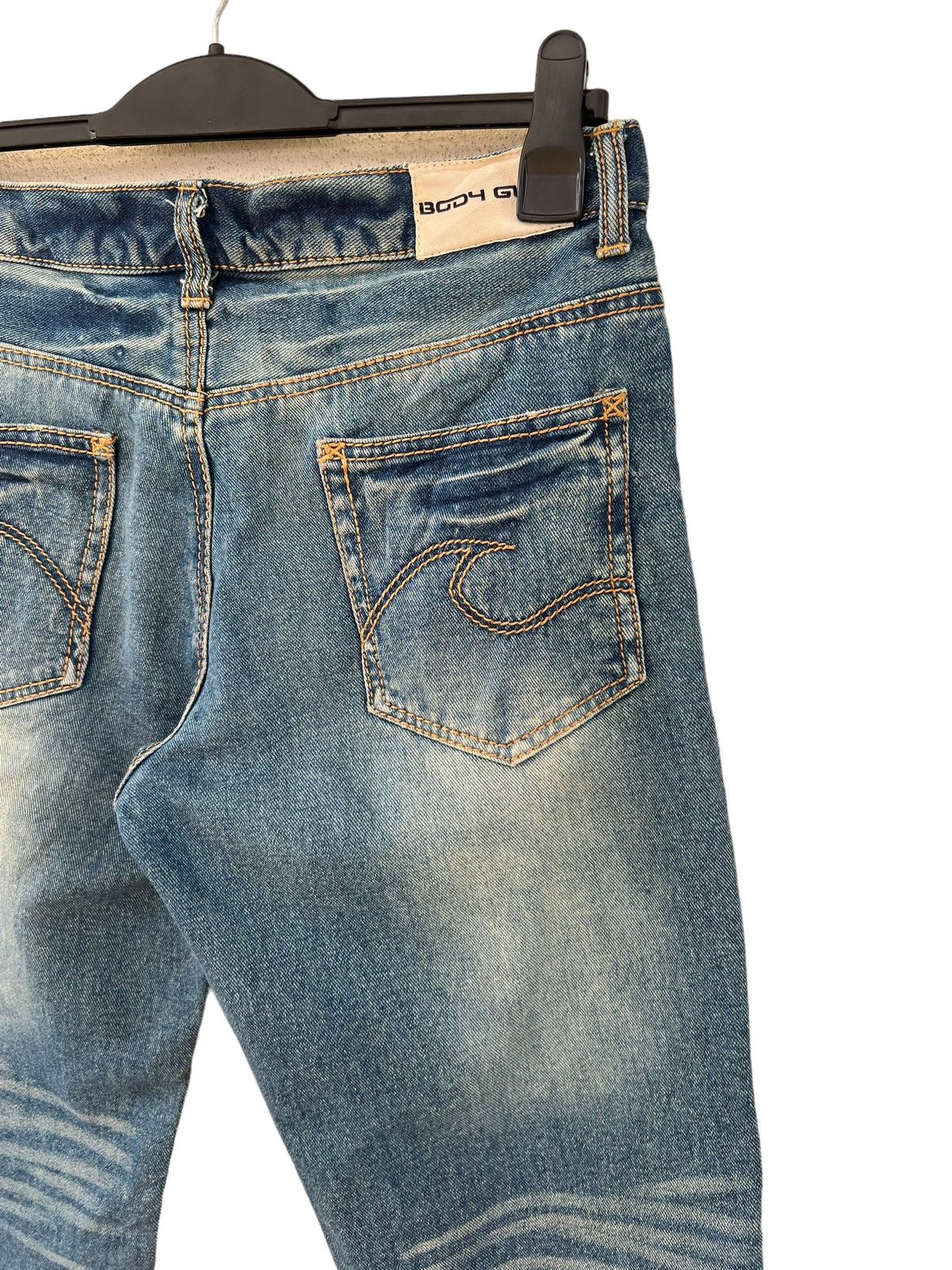 Body Glove Vintage Y2K Body Glove Distress Dirty Muddy Denim Jeans Size US 31 - 19 Thumbnail