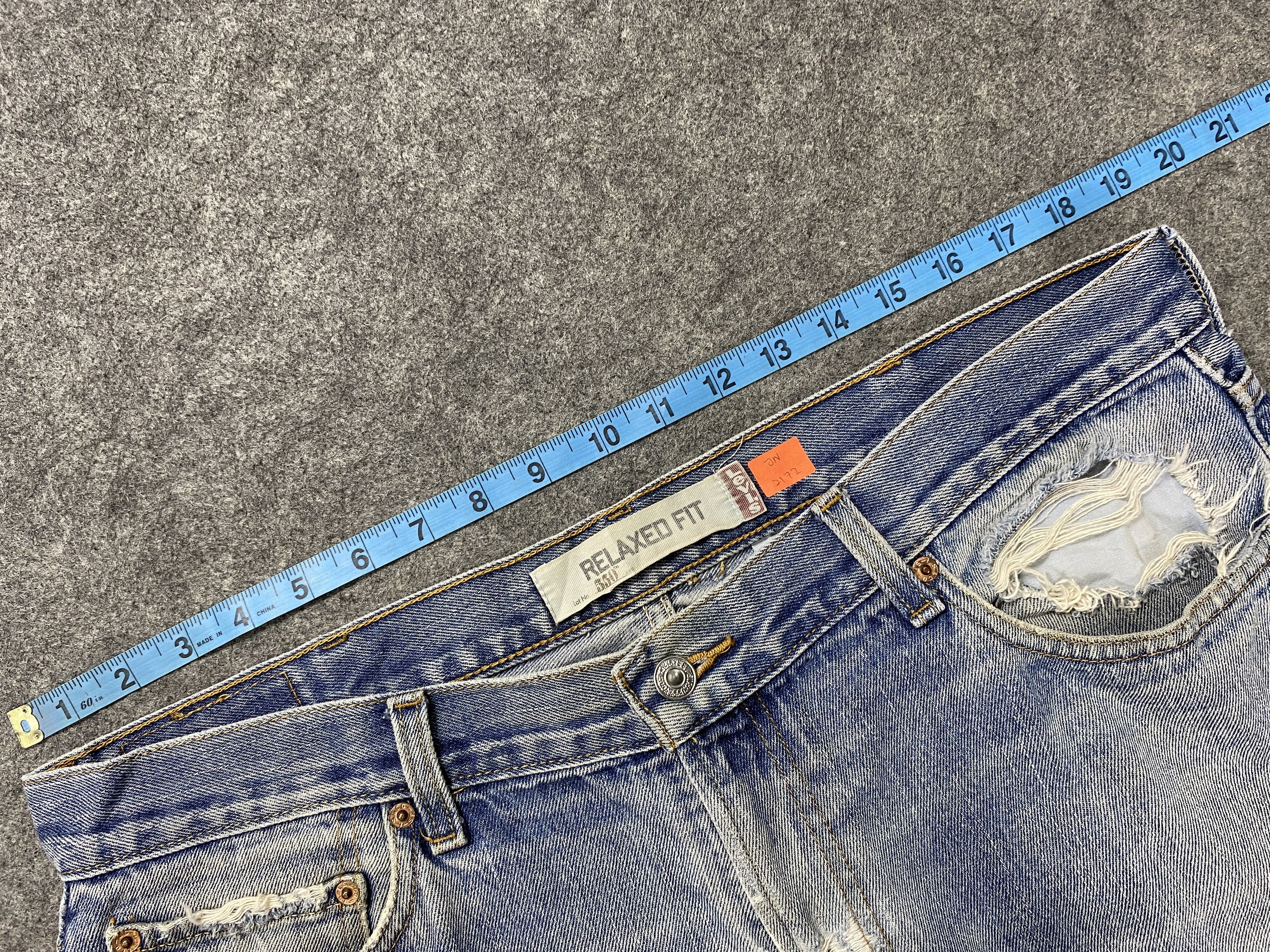 Levi's Distressed Blue Vintage Levi's 550 38x31 Denim -JN2172 Size US 38 / EU 54 - 5 Thumbnail