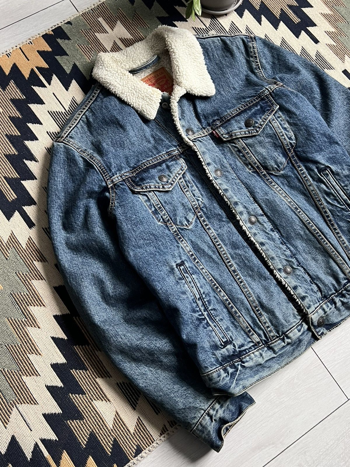 Levi's Vintage Levi’s Sherpa Denim Jacket Size US S / EU 44-46 / 1 - 5 Thumbnail
