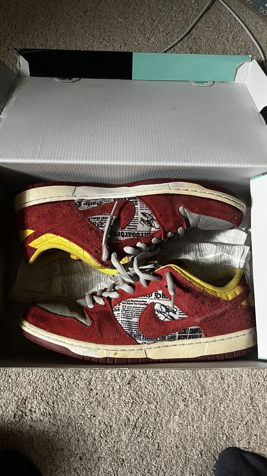 Nike Nike Dunk Low Premium SB QS Crawfish Size US 13 / EU 46 - 4 Thumbnail