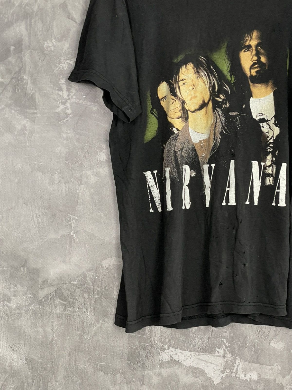 Nirvana × Vintage Nirvana vintage 90s Distressed Metal Punk t-shirt Size US S / EU 44-46 / 1 - 5 Thumbnail