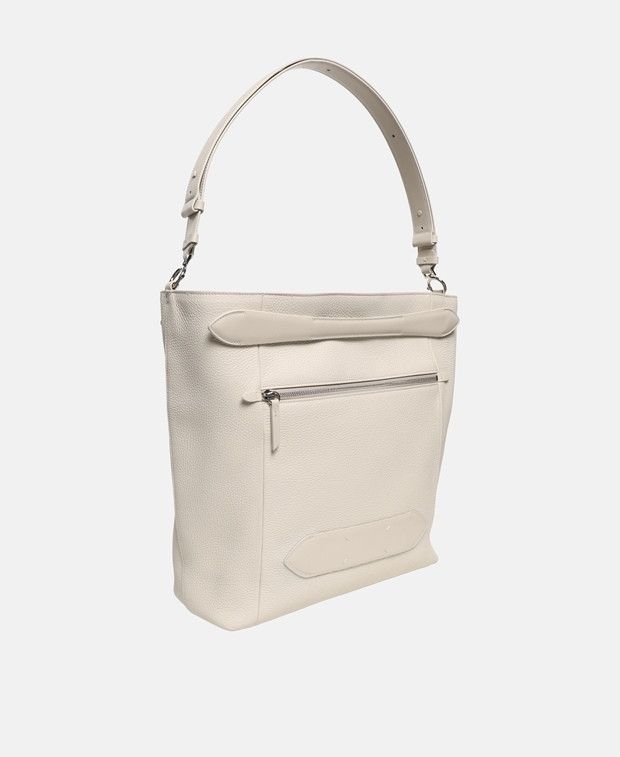 Leather shopper