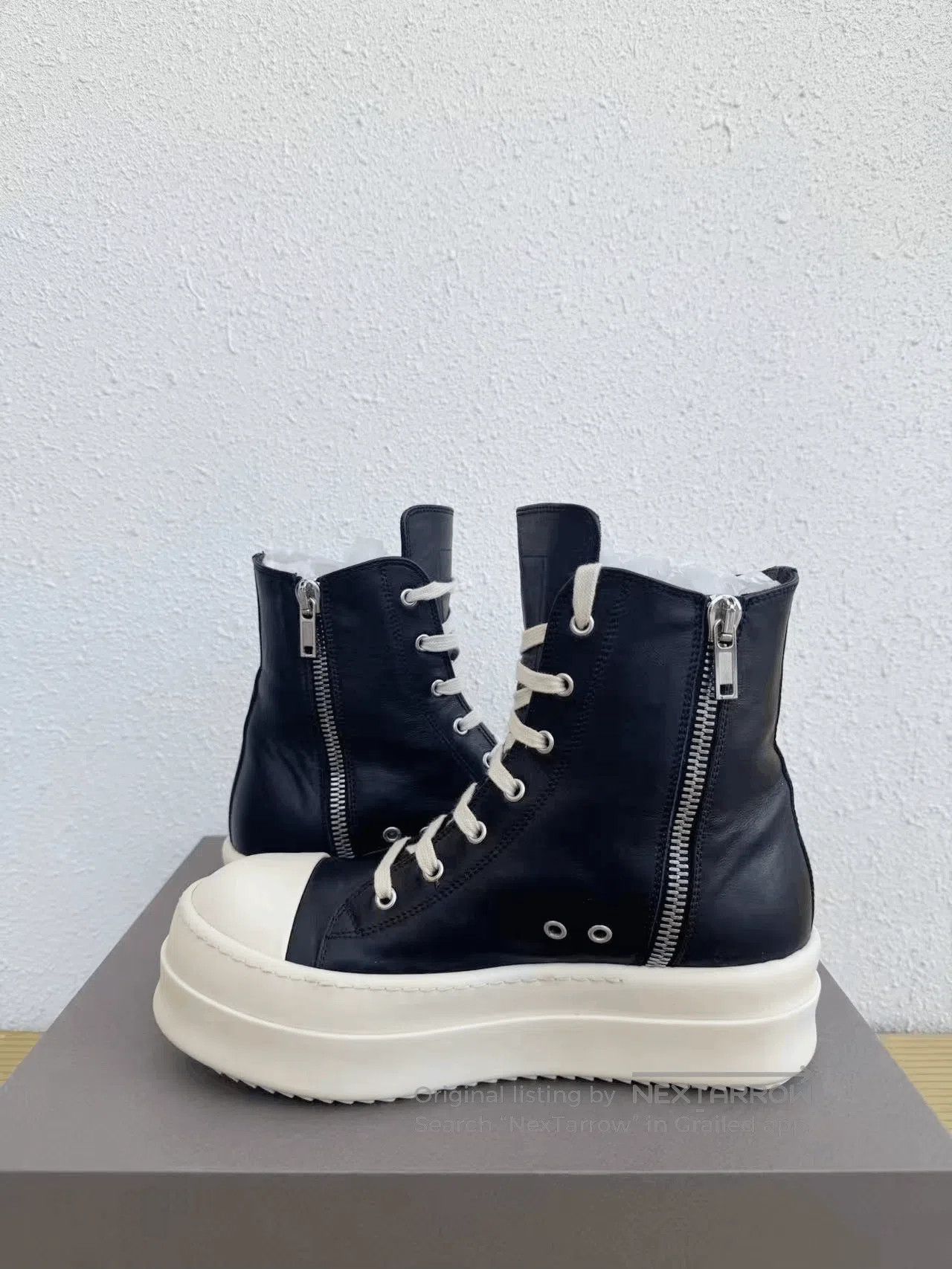 Rick Owens Rick Owens Platform High-Top Sneakers 24SS. Size US 8 / EU 41 - 4 Thumbnail