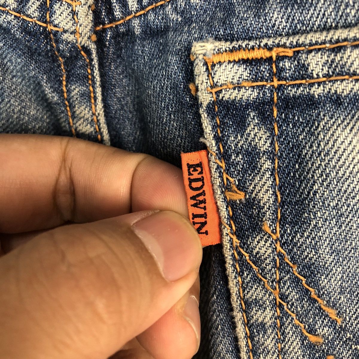 Edwin Edwin Blue vintage Denim jeans Pants #A2145 Size US 29 - 18 Thumbnail