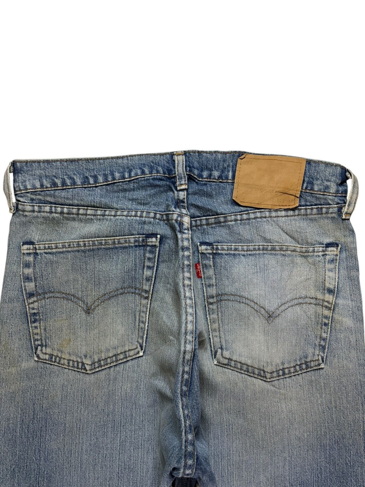 Levi's Vintage 90s Levis 512 Mud Wash Grunge Ripped Baggy Jeans Size US 33 - 8 Thumbnail
