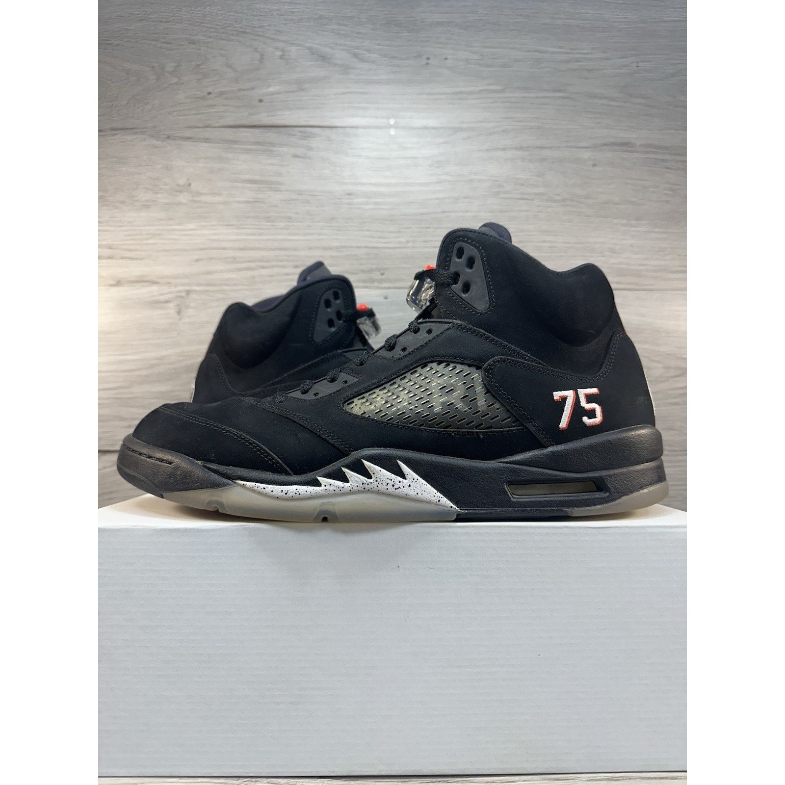 Paris Saint-Germain x Air Jordan 5 Retro Black - Size 14
