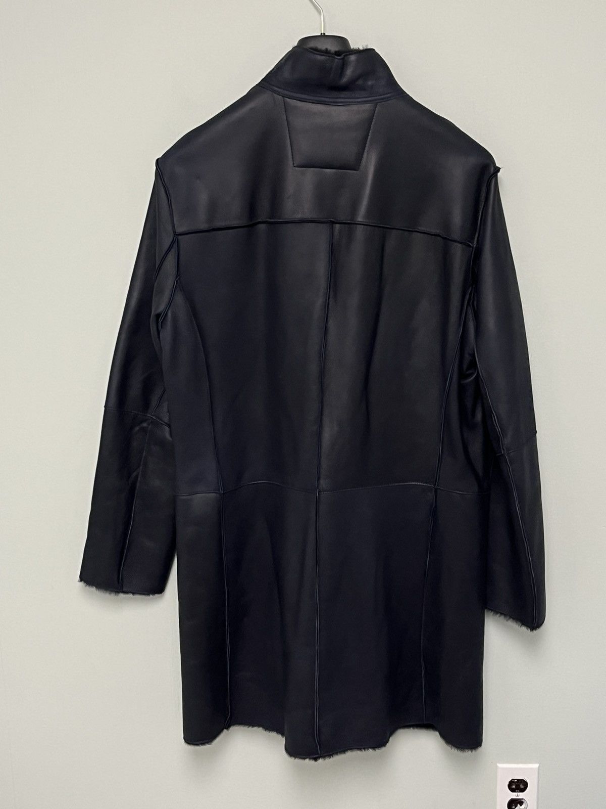 John Varvatos Asymmetrical Shearling Coat. 46 Size US S / EU 44-46 / 1 - 7 Thumbnail