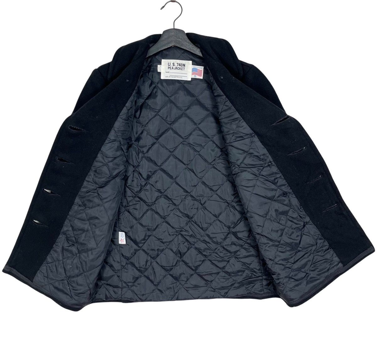 Schott MFG Schott US740N Pea Jacket Size US S / EU 44-46 / 1 - 7 Thumbnail