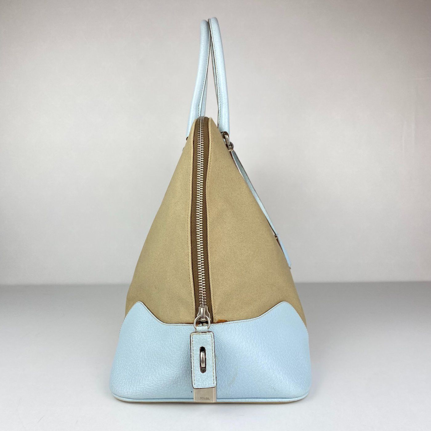 Prada Prada Vintage Canvas and Leather Bowler Bag Size ONE SIZE - 5 Thumbnail