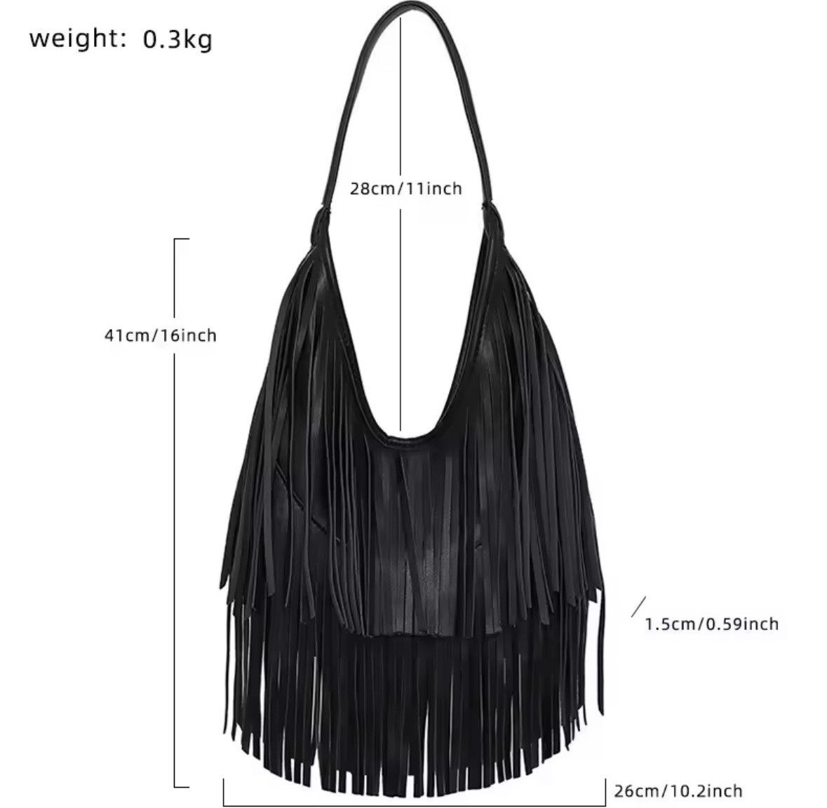 Other Long Tassels Women handbag Fashion Shoulder Bags for ladies Size ONE SIZE - 4 Thumbnail