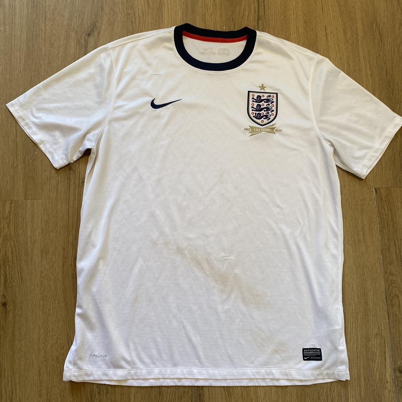 Nike 2013-14 England Nike Anniversary Football Shirt Size US XL / EU 56 / 4 - 1 Thumbnail