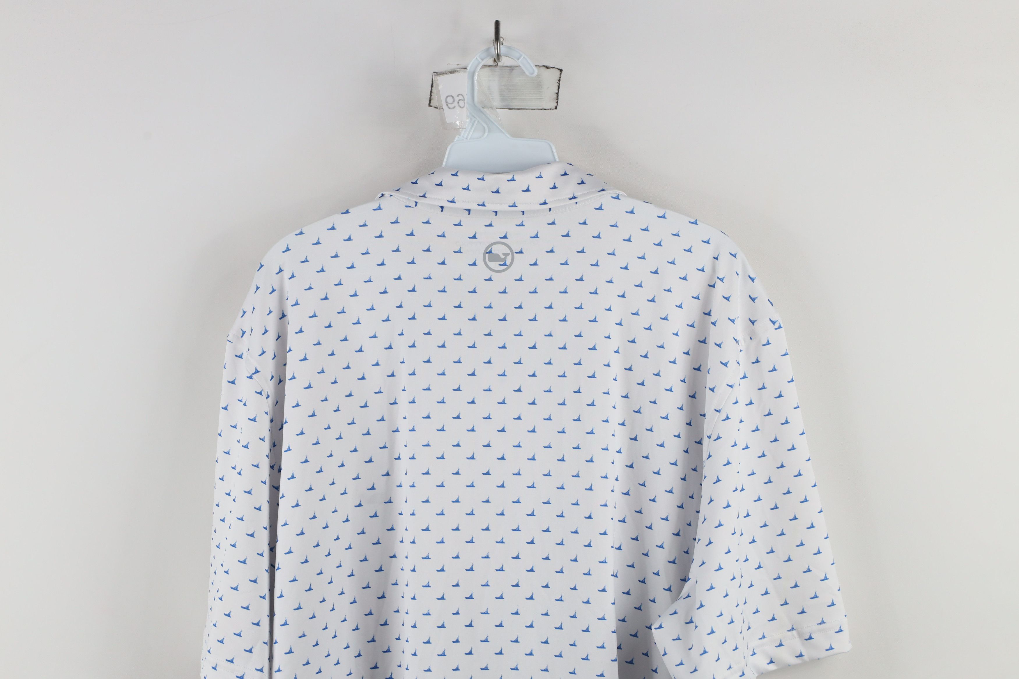 Vineyard Vines × Vintage Vineyard Vines Go Sankaty Sailboat All Over Print Whale Polo Size US XL / EU 56 / 4 - 11 Thumbnail