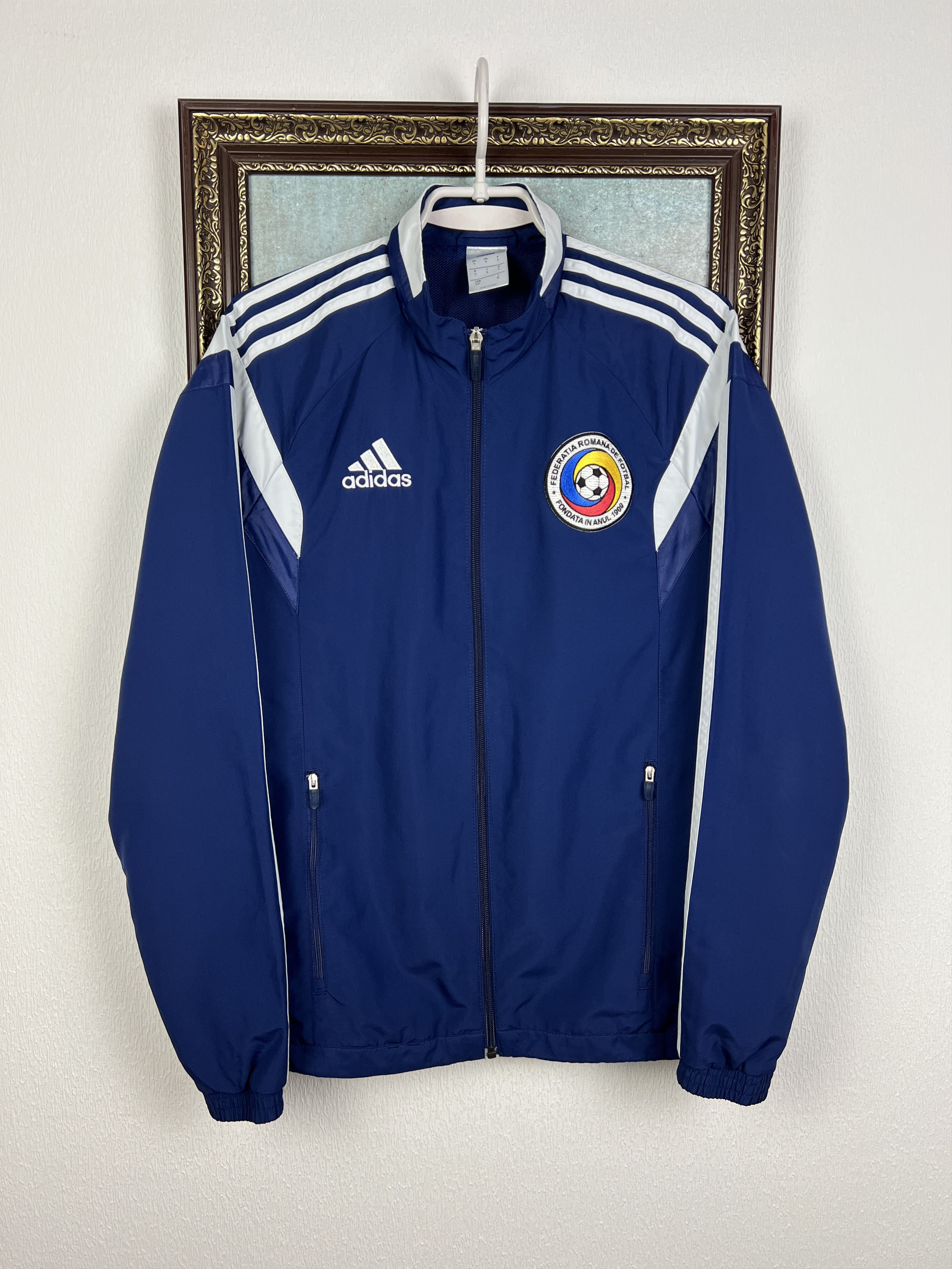 Adidas Vintage Romania Football Suit Soccer Track Set Jacket Pants Size US S / EU 44-46 / 1 - 2 Thumbnail