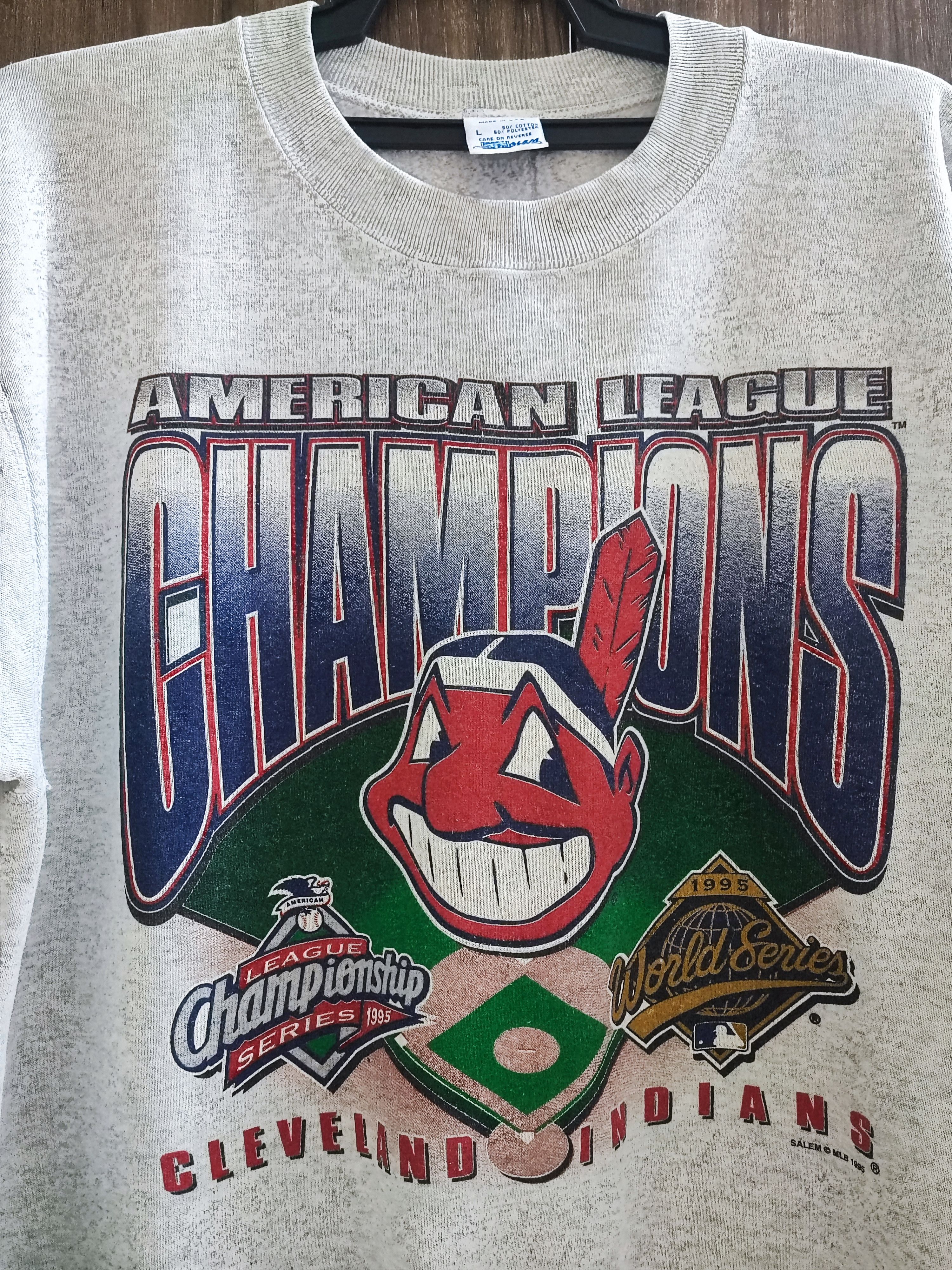 Vintage Vintage 1995 Cleveland Indians MLB Crewneck Sweatshirt Size US L / EU 52-54 / 3 - 2 Thumbnail