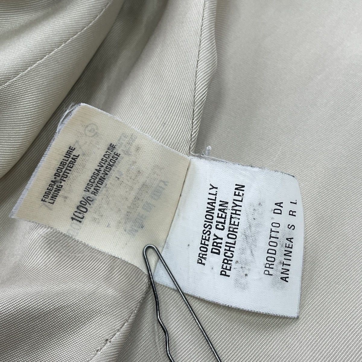 Emporio Armani × Vintage Vintage Emporio Armani Wool Blazer Size 46 Size L / US 10 / IT 46 - 17 Thumbnail