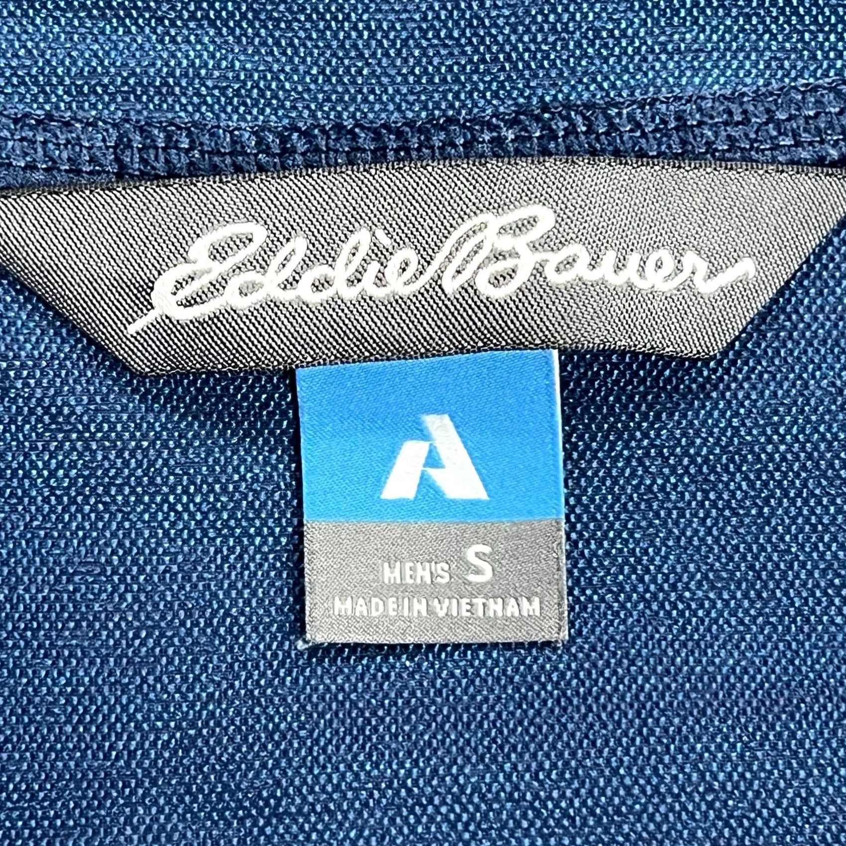 Eddie Bauer Eddie Bauer First Ascent Jacket Mens S Blue Hooded Softshell Windbreaker Stretch (Regular) Size US S / EU 44-46 / 1 - 5 Thumbnail