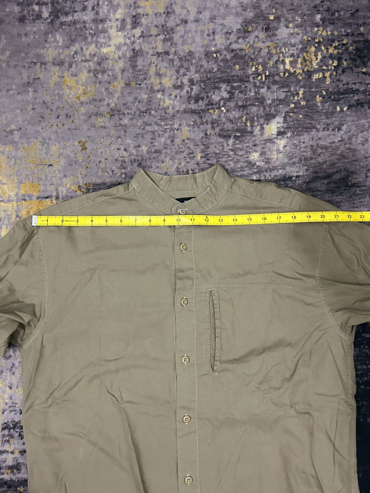 Issey Miyake Vintage Issey Miyake Stand Collar Button Shirt Size US M / EU 48-50 / 2 - 11 Thumbnail