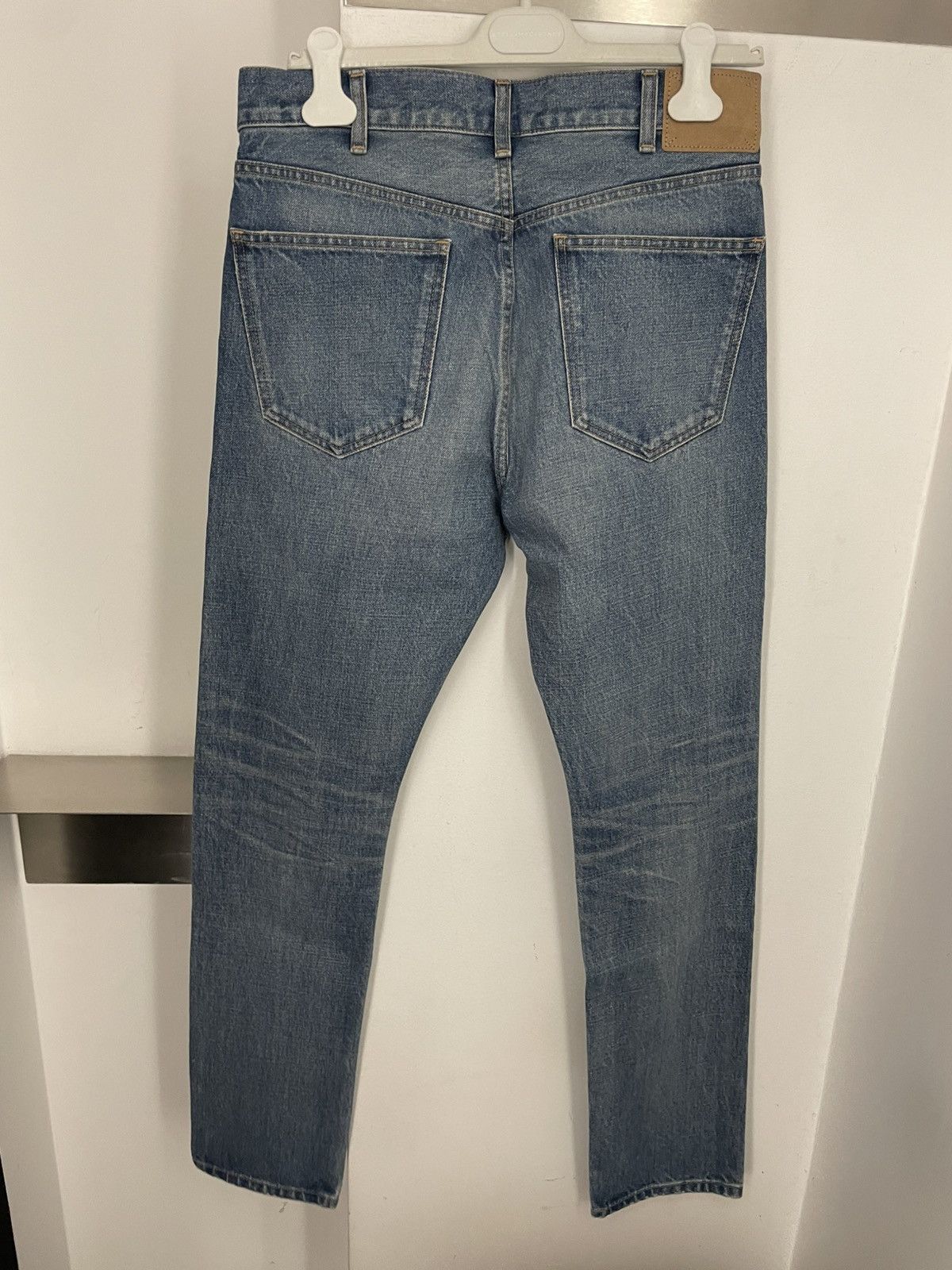 Celine Lou low-rise jeans in vintage union wash denim Size US 30 / EU 46 - 3 Thumbnail