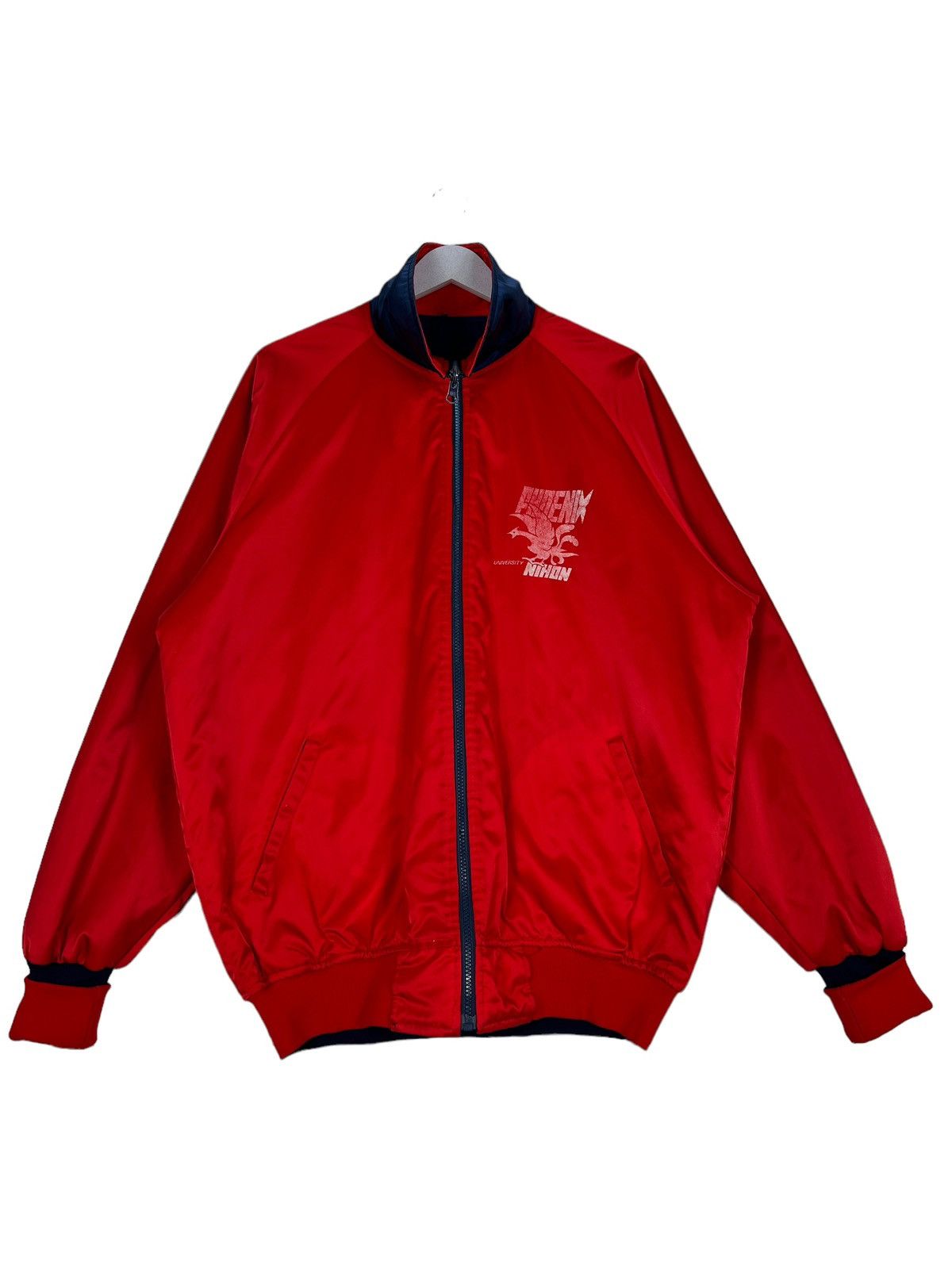 🔥 VINTAGE POENIX NIHON UNIVERSITY REVERSIBLE BOMBER JACKET