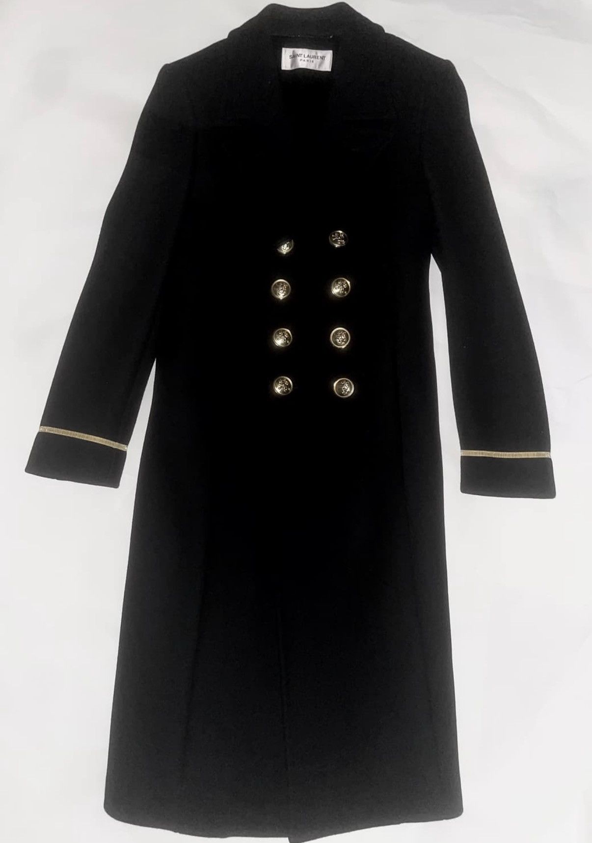Hedi Slimane F/W2016 Saint Laurent RUNWAY by Hedi Slimane Officer Coat Size US M / EU 48-50 / 2 - 2 Thumbnail
