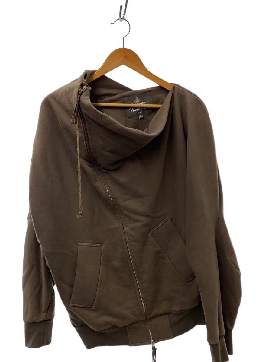 Vivienne Westwood Asymmetrical Reconstructed Zip Sweatshirt Jacket Size US S / EU 44-46 / 1 - 1 Thumbnail