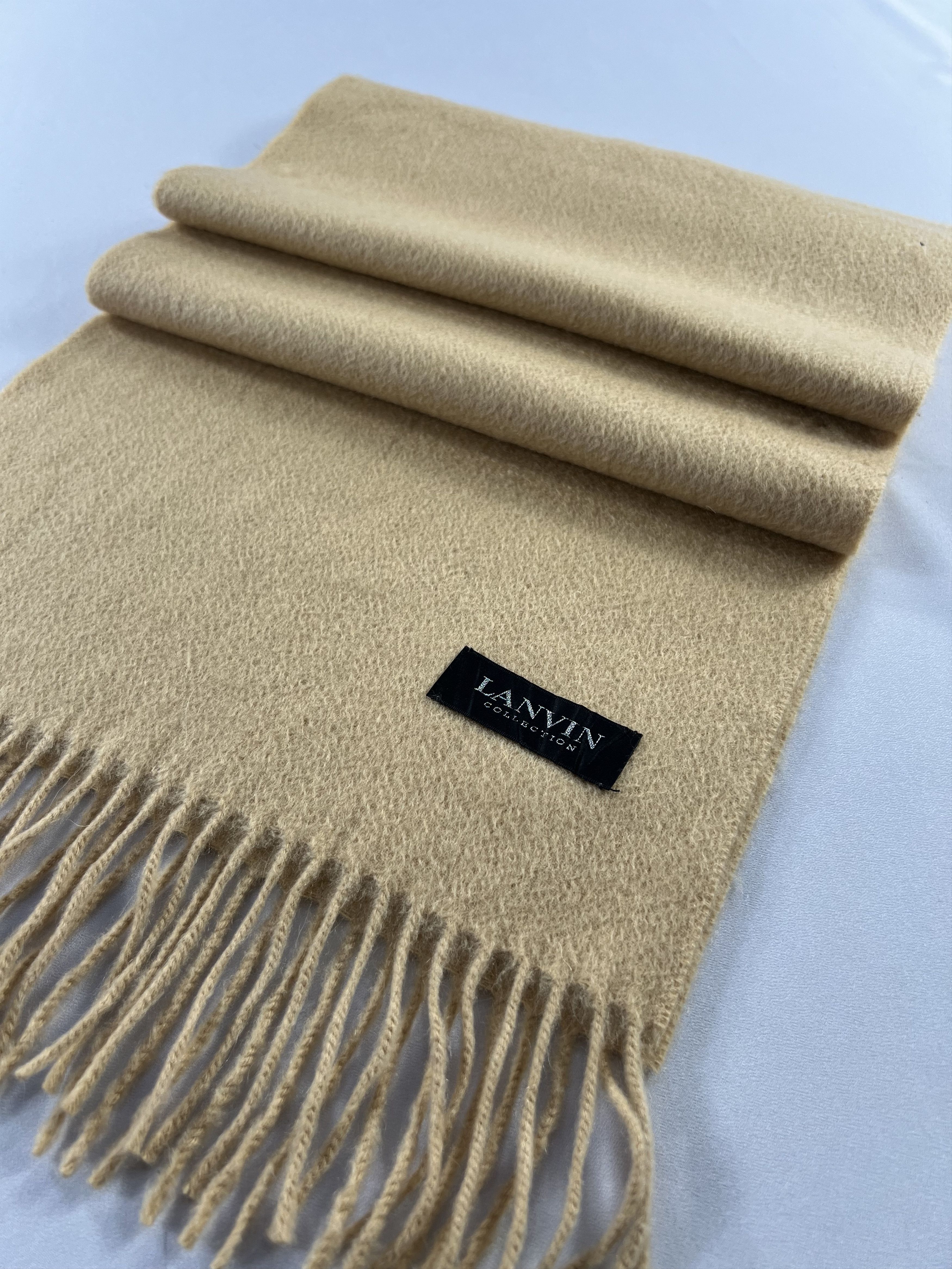 Lanvin Lanvin Cashmere Scarf / Muffler / Neckwear P1081 Size ONE SIZE - 2 Thumbnail