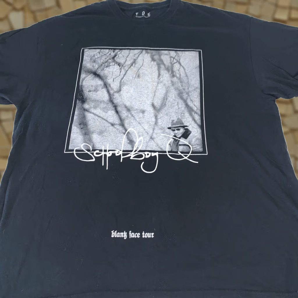 Vintage TDE Shirt XL Men Black Short Sleeve Crew Neck Cotton Blank Face Tour RARE Size US XL / EU 56 / 4 - 1 Thumbnail