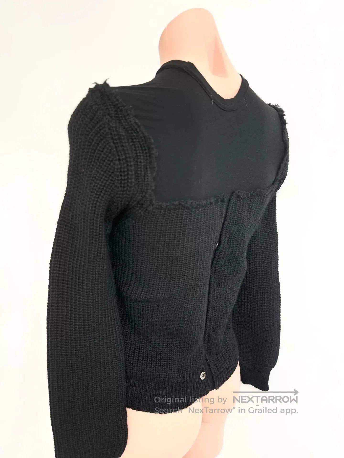 Comme des Garcons Comme des Garçons Knit Top with Button Detail. Size S / US 4 / IT 40 - 4 Thumbnail