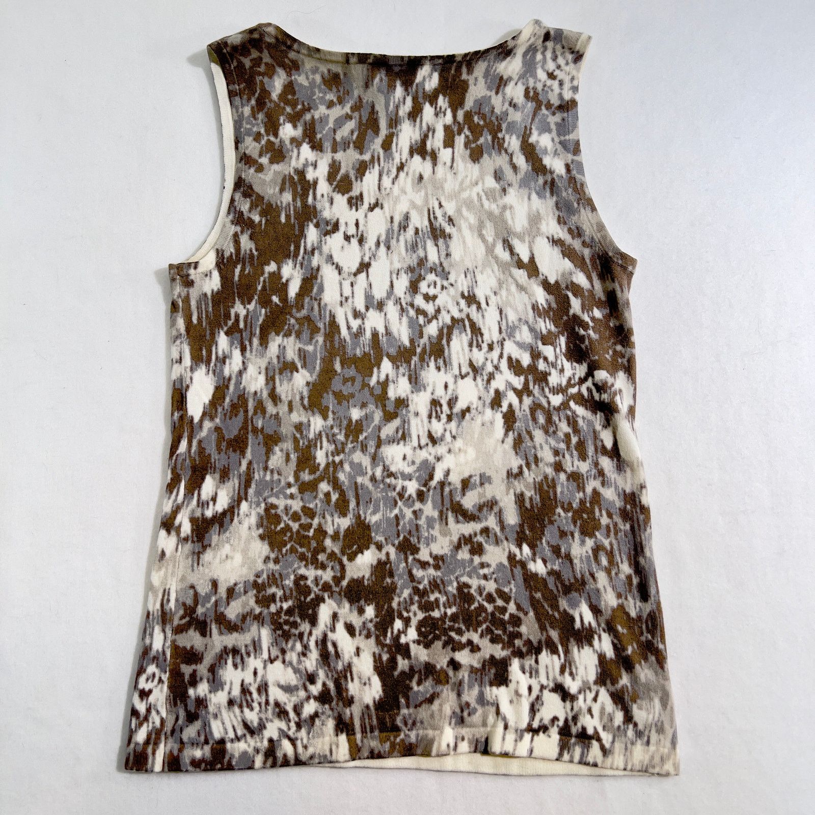 Chicos Chico's Tank Top Woman Chico Size 0 US=S4 Brown Animal Print Size S / US 4 / IT 40 - 3 Thumbnail