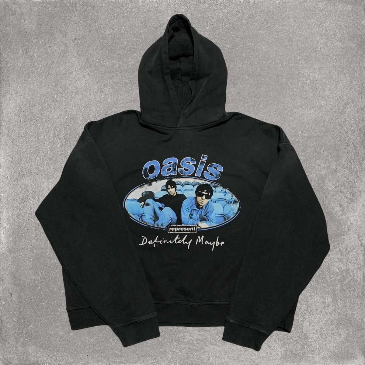 Represent Clo. Represent Oasis Small Hoodie Maine Road Washed Black Hoodie Size US S / EU 44-46 / 1 - 1 Thumbnail