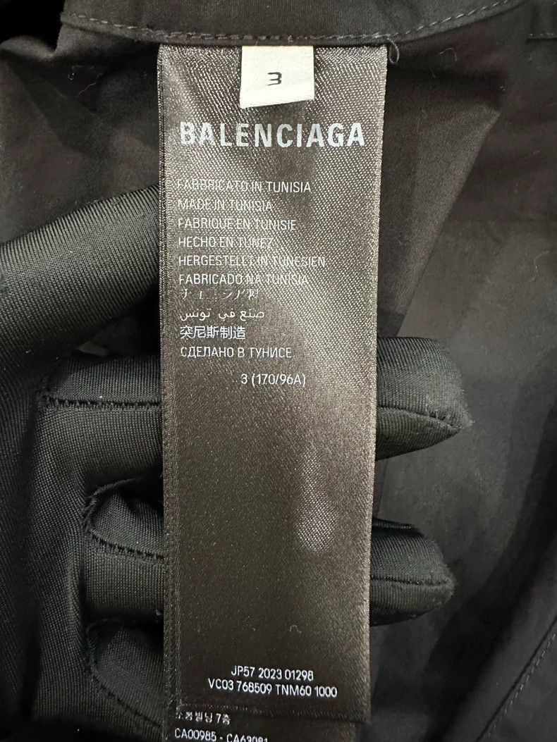 Balenciaga balenciaga black long sleeve shirt Size US S / EU 44-46 / 1 - 5 Thumbnail