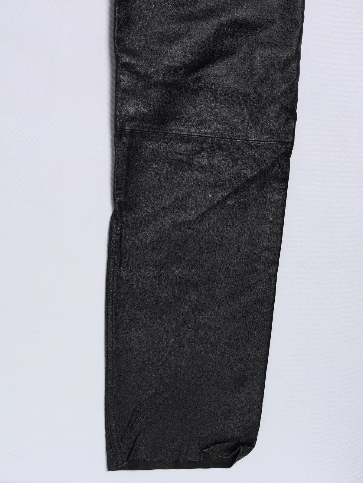 Genuine Leather Vintage Biker Leather Pants ykk Gore Size US 33 - 15 Thumbnail
