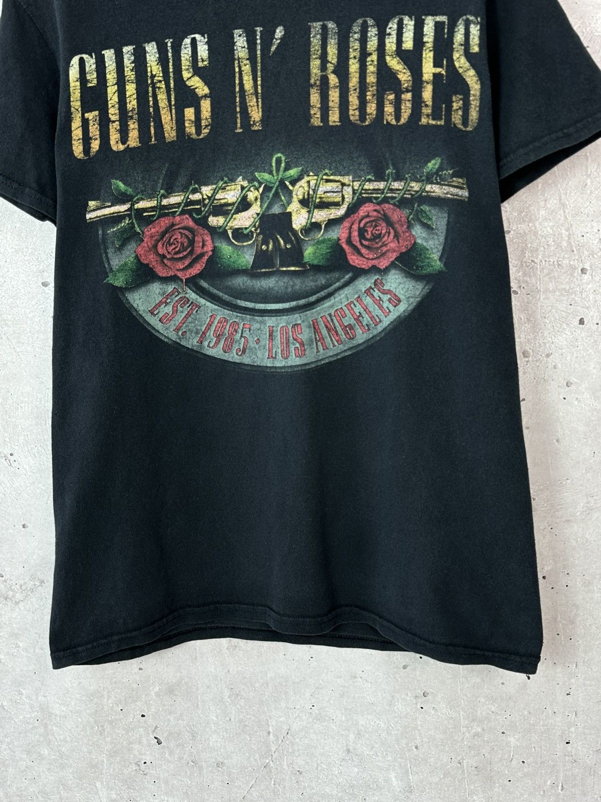 Vintage Guns N’ Roses Printed Black Short Sleeve T-shirt Size S / US 4 / IT 40 - 3 Thumbnail