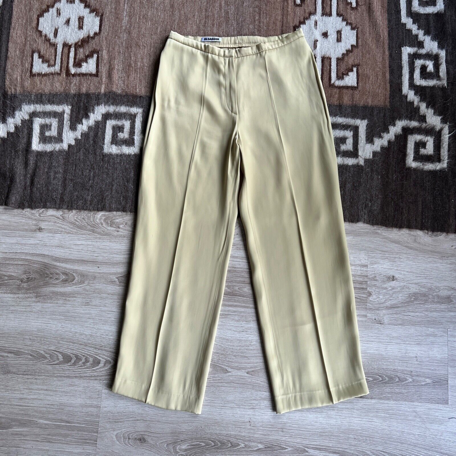 Jil Sander Jil Sander Yellow Lightweight Pants 8749AC Size 30" / US 8 / IT 44 - 1 Thumbnail