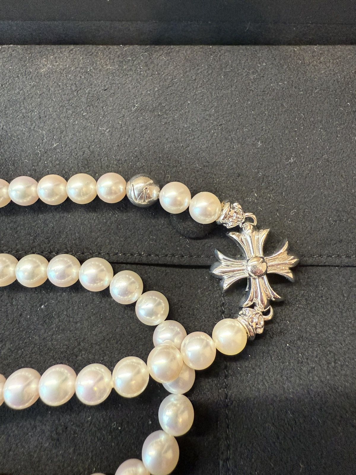 Chrome Hearts Chrome Hearts Mikimoto Pearl Necklace Size ONE SIZE - 6 Thumbnail