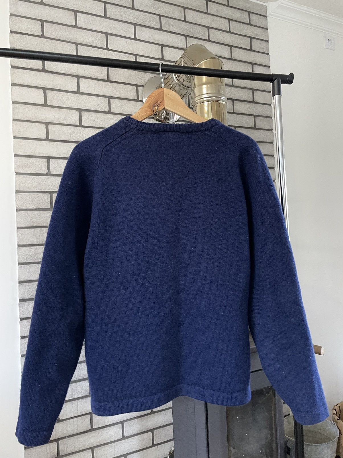 Timberland × Vintage Crazy Vintage Y2K Timberland 100% Wool Sweater Size US S / EU 44-46 / 1 - 3 Thumbnail