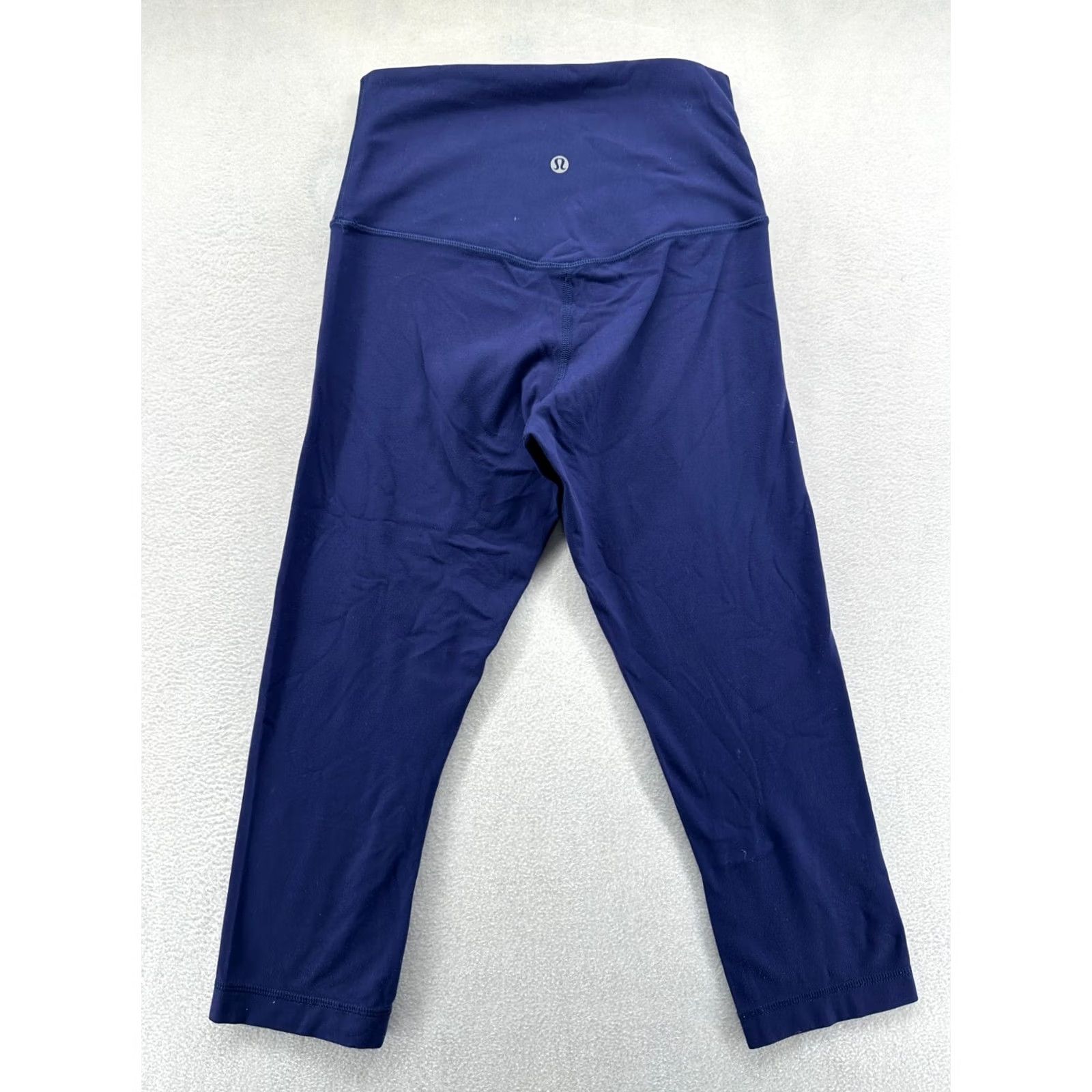 Lululemon Lululemon Ankle Leggings Blue Women's 4 High Waist Pull On Stretch Regular Size 4 Activewear Gym & Training Ladies Blue Pattern Solid Mens/Womens Size 27" / US 4 / IT 40 - 5 Thumbnail