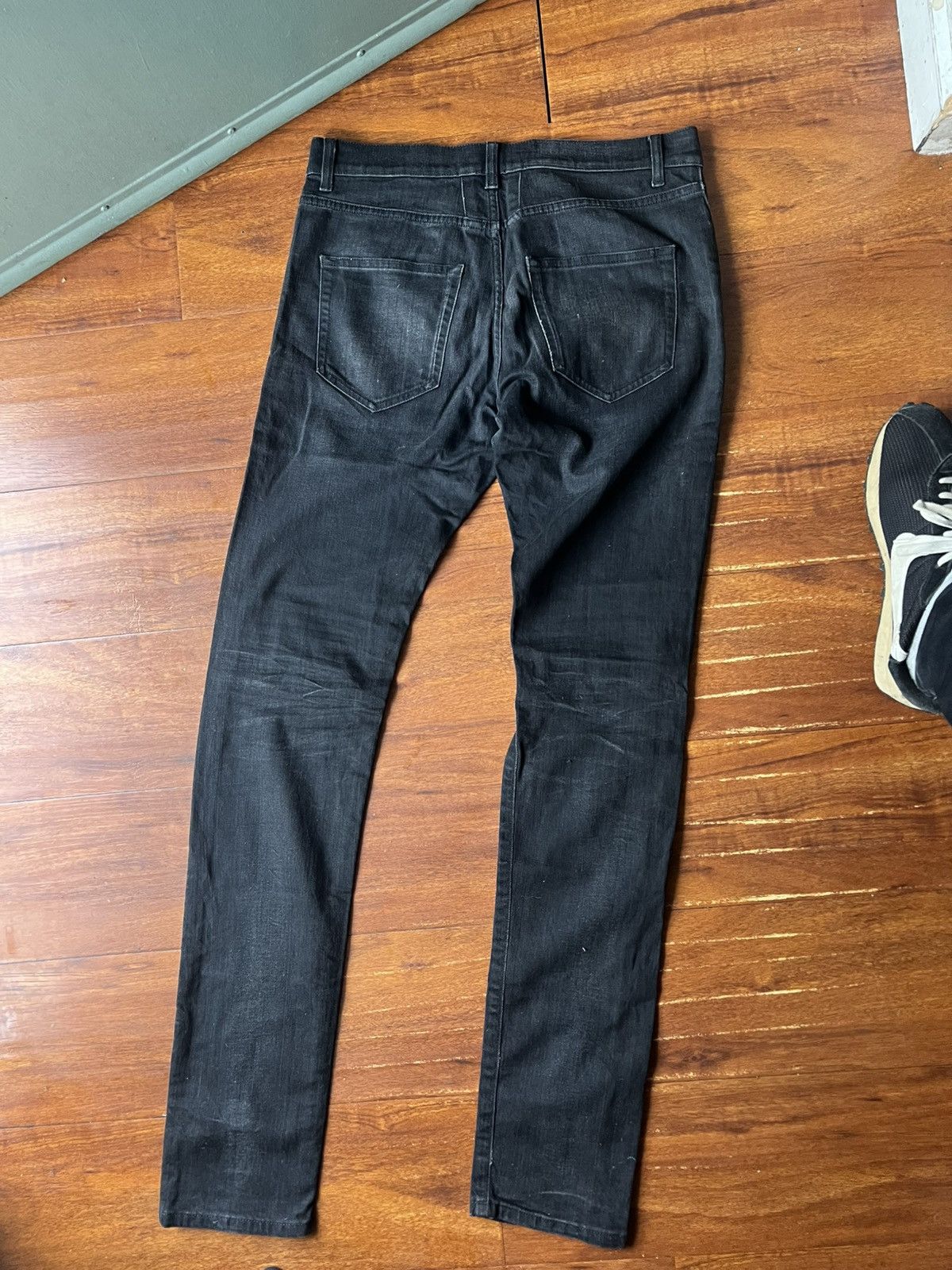 Saint Laurent Paris Skinny low waist FW 16 palladium one knee ripped denim Size US 30 / EU 46 - 2 Thumbnail