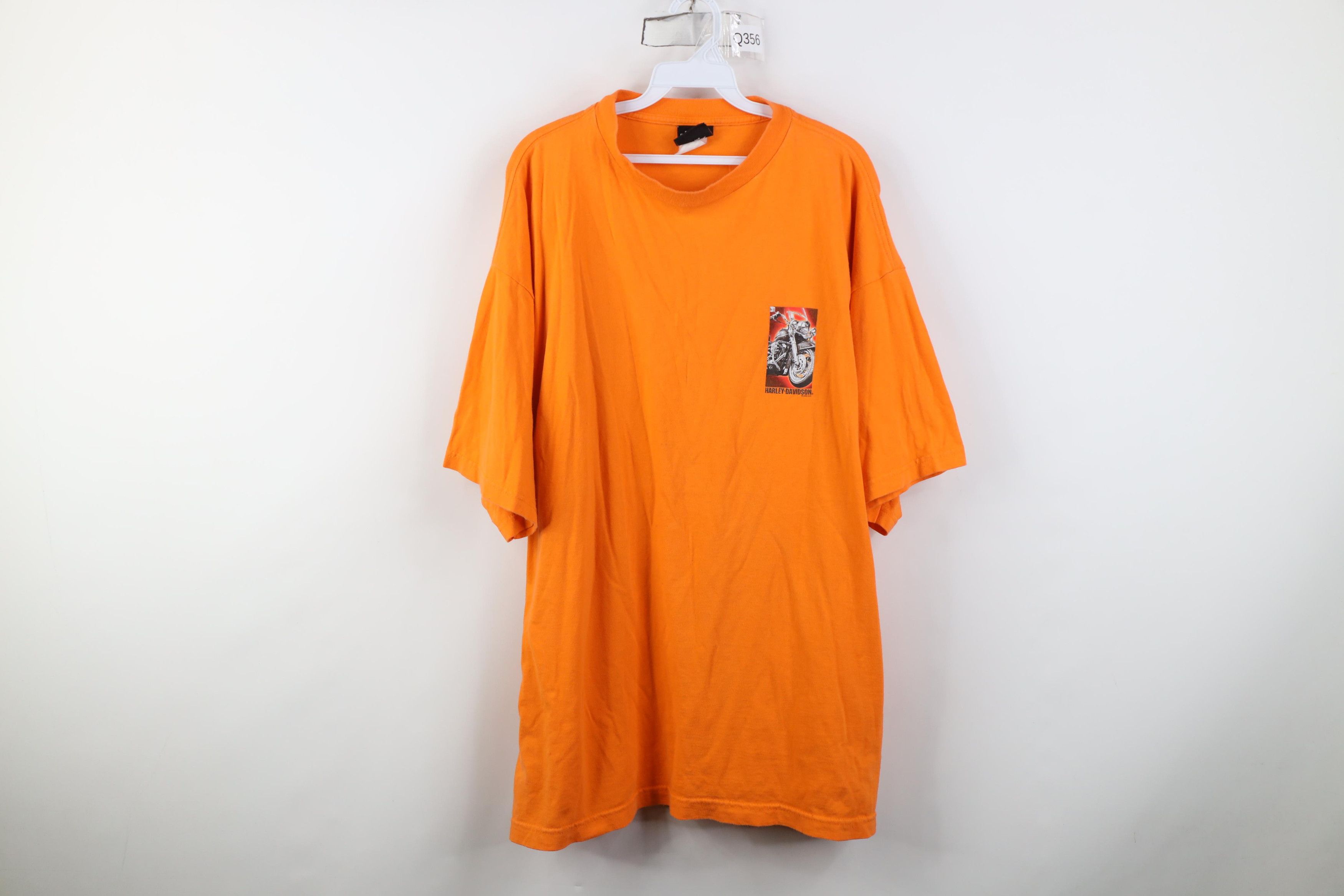 Harley Davidson Vintage Y2K 2003 Harley Davidson Short Sleeve T-Shirt Size US XXL / EU 58 / 5 - 1 Thumbnail
