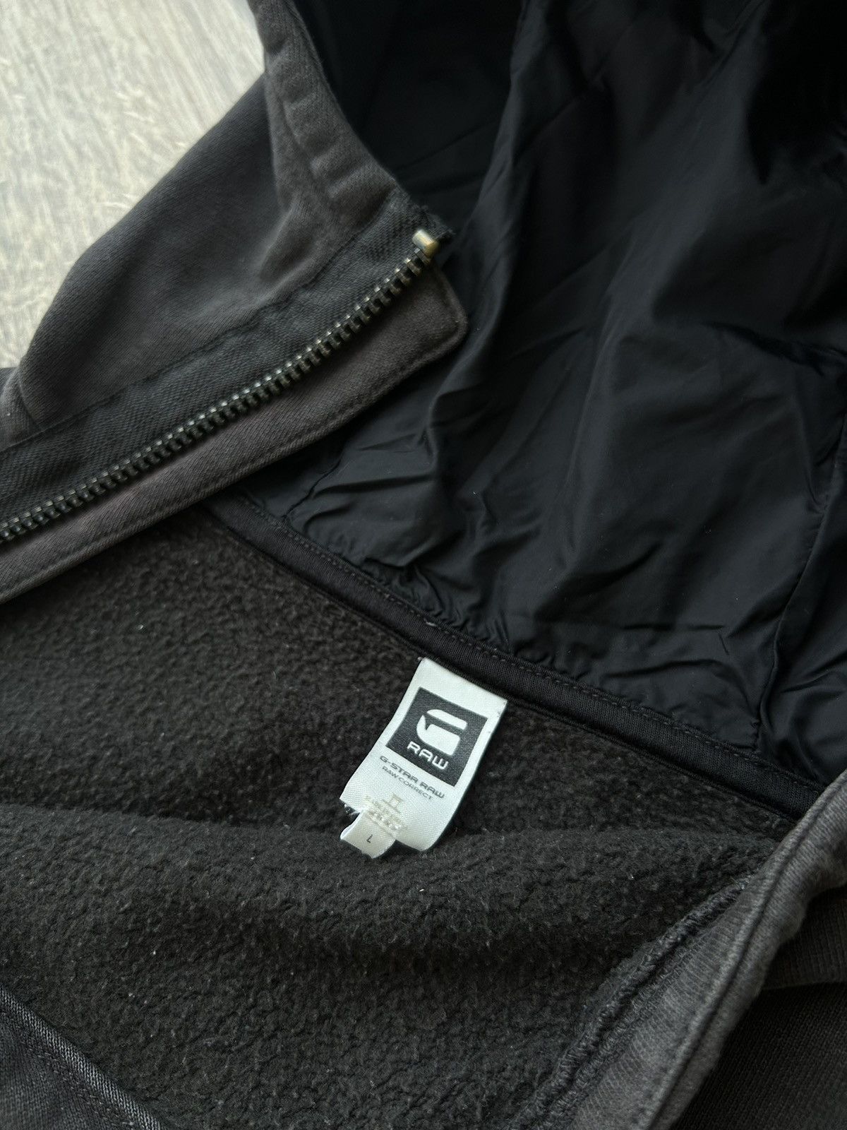 G-Star × Vintage Vintage Raw G star Raw big logo avant-garden hoodies Size US L / EU 52-54 / 3 - 3 Thumbnail