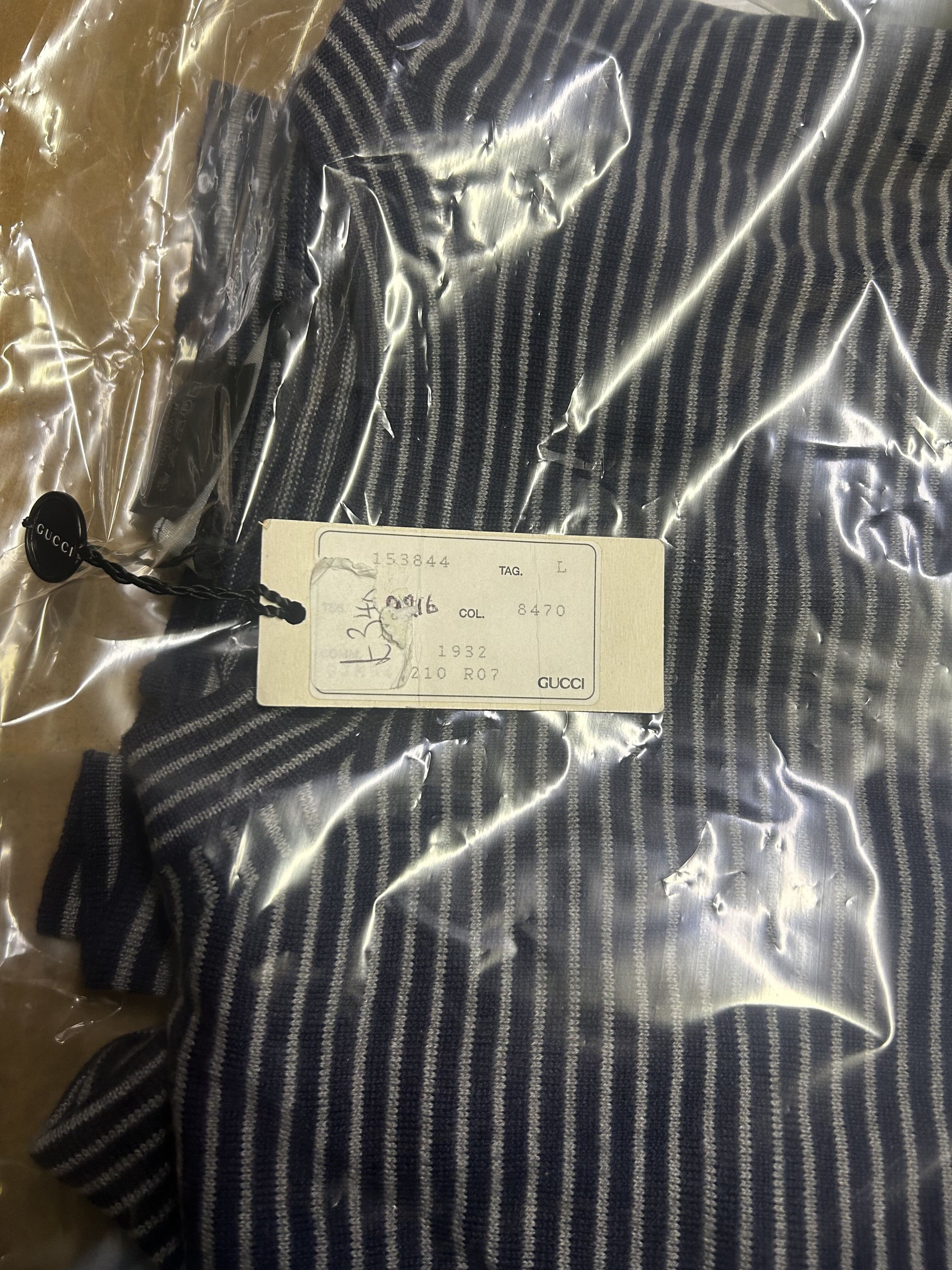 Gucci Gucci Silk / Cashmere Wool Mix Knitted Stripe Jumper Size US L / EU 52-54 / 3 - 5 Thumbnail