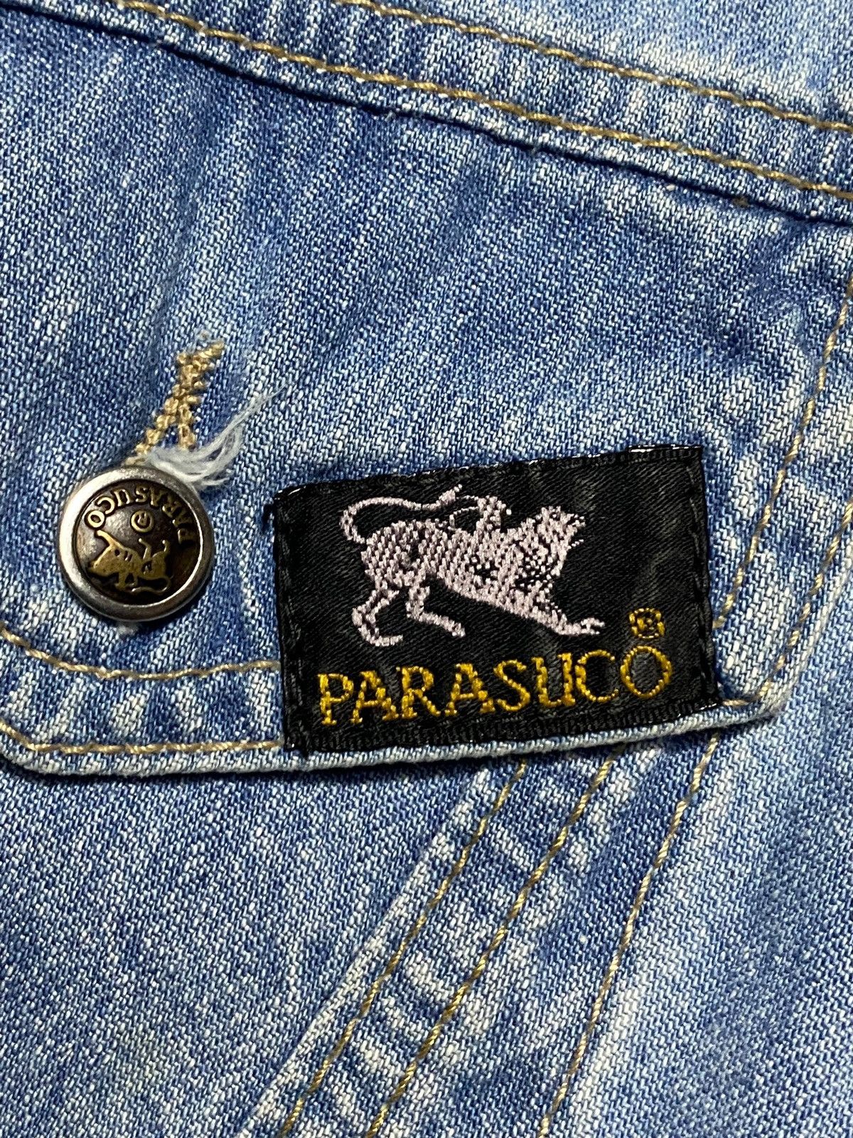 Parasuco Vintage Rare Sexy OuterShirt Parasuco Blue Wash Size M / US 6-8 / IT 42-44 - 16 Thumbnail