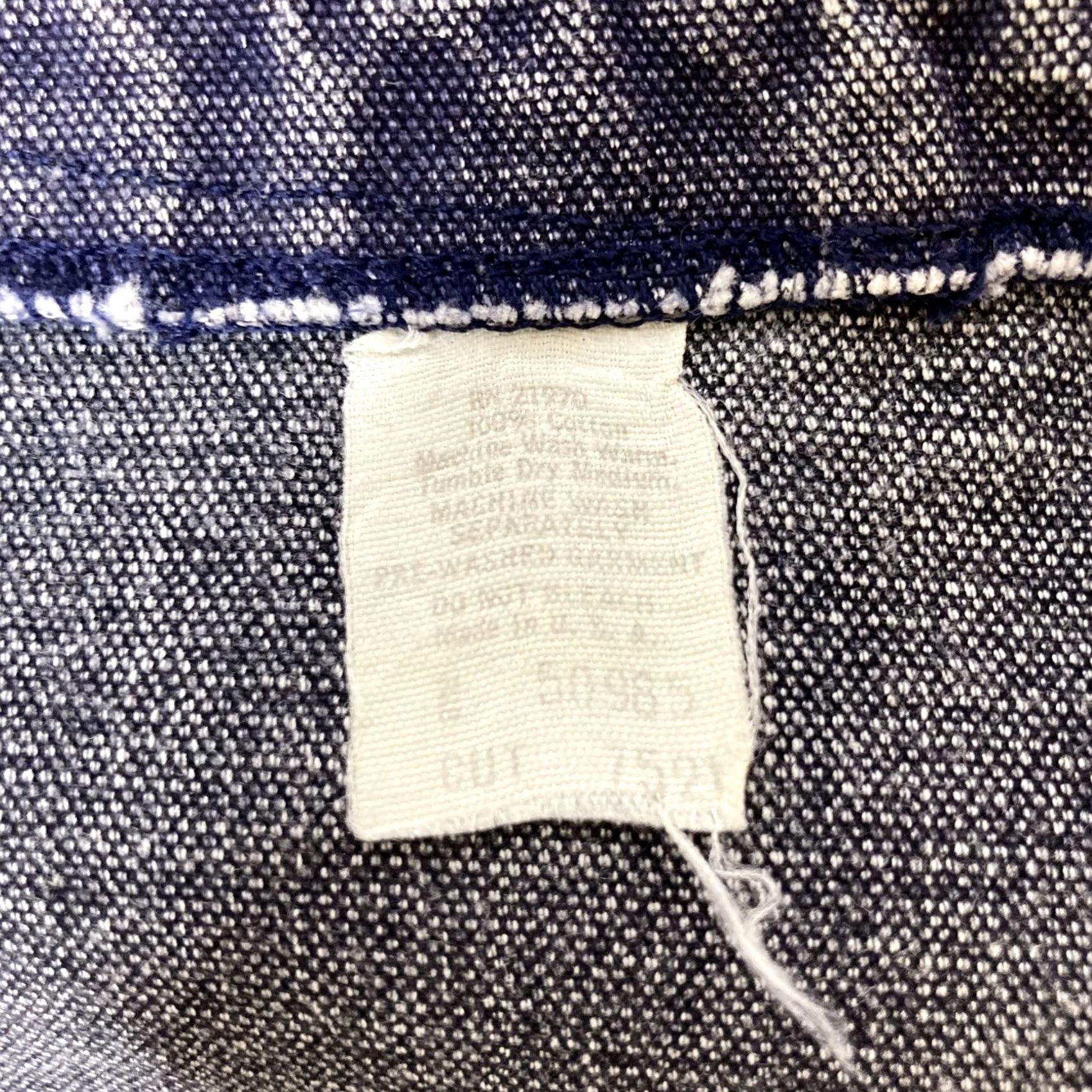 Vintage VINTAGE Bayly Jeans Denim Vest Snap Button Gray Black Wash V Neck USA Made XL Men’s Biker Style Shirt/Outerwear Size US 36 / EU 52 - 7 Thumbnail