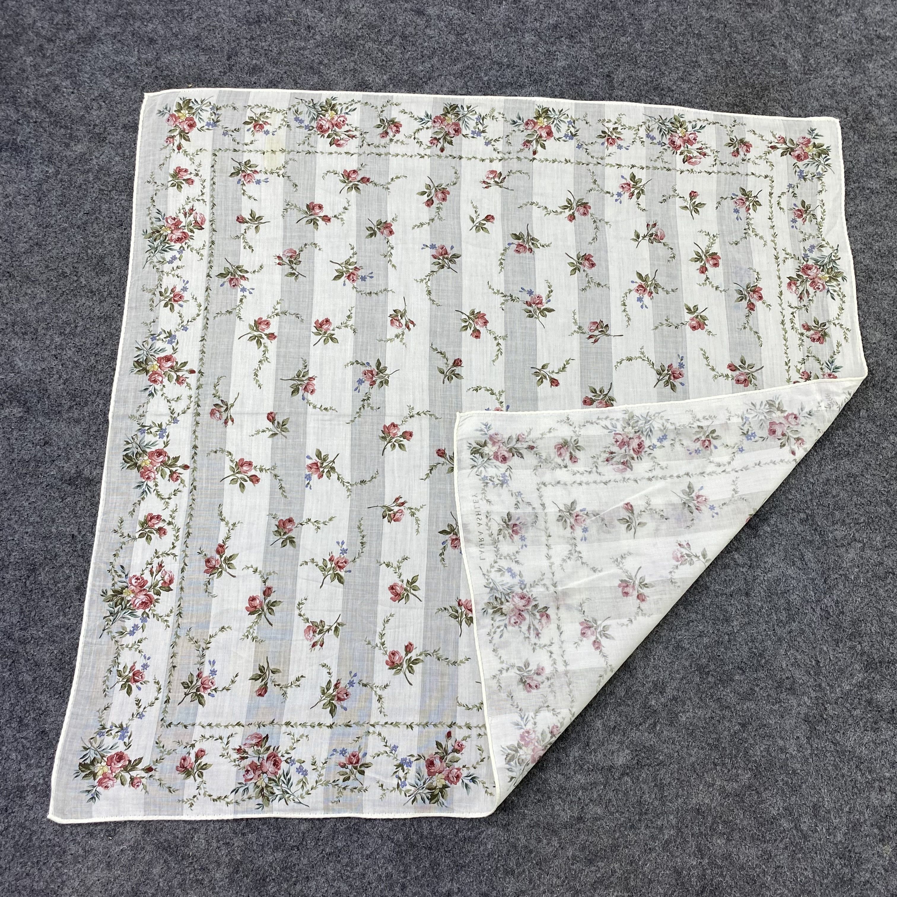 Laura Ashley Laura Ashley Handkerchief Neckerchief Bandana-B1582 Size ONE SIZE - 5 Thumbnail